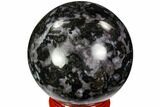 Polished, Indigo Gabbro Sphere - Madagascar #104693-1